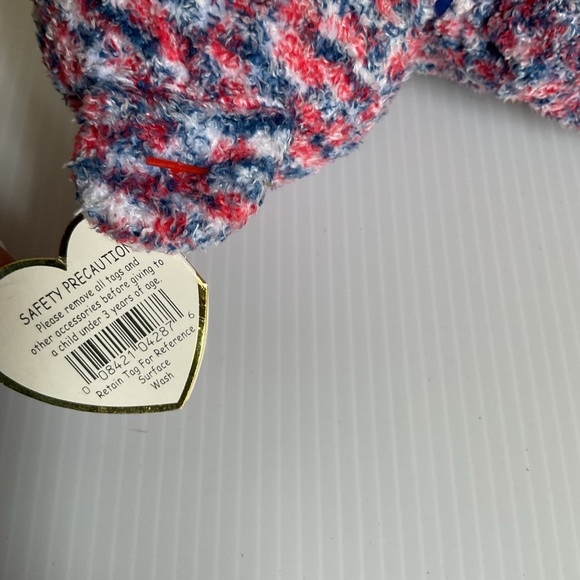 Ty Beanie Baby “USA” Bear 2000– Rare Patriotic Plush - Picture 9 of 11